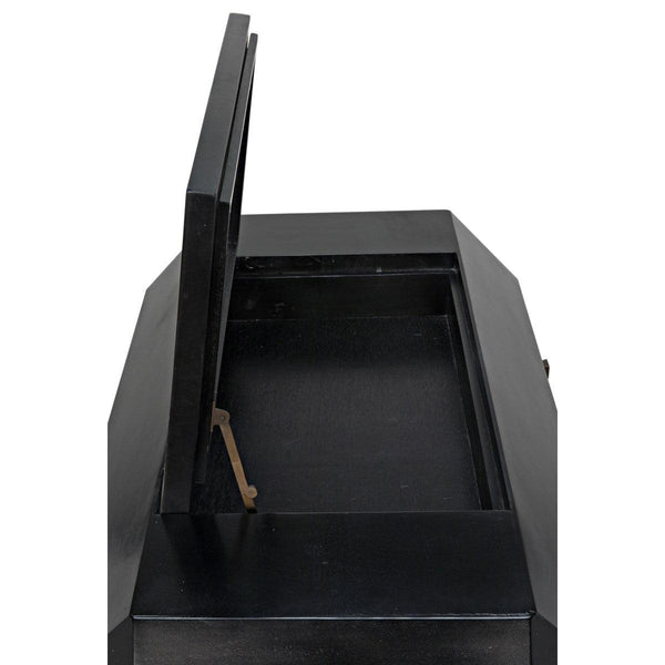 Noir Furniture Rhiana Dresser, Hand Rubbed Black-Noir Furniture-Blue Hand Home