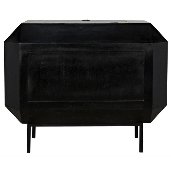 Noir Furniture Rhiana Dresser, Hand Rubbed Black-Noir Furniture-Blue Hand Home
