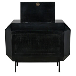 Noir Furniture Rhiana Dresser, Hand Rubbed Black-Noir Furniture-Blue Hand Home