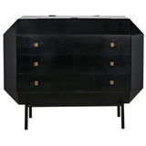 Noir Furniture Rhiana Dresser, Hand Rubbed Black-Noir Furniture-Blue Hand Home