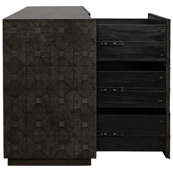 Noir Furniture Leon Dresser, Pale-Noir Furniture-Blue Hand Home