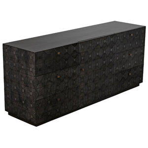 Noir Furniture Leon Dresser, Pale-Noir Furniture-Blue Hand Home
