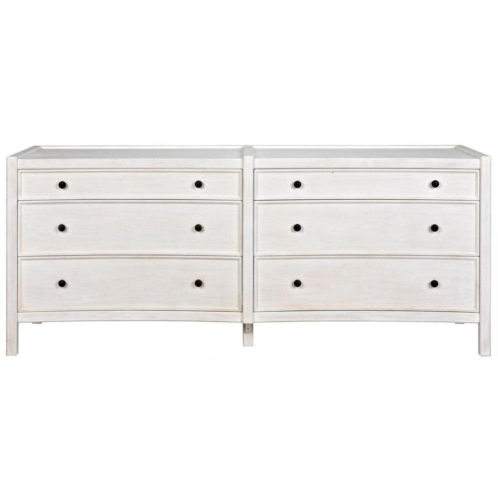 Noir Hampton 6 Drawer Dresser-Noir Furniture-Blue Hand Home