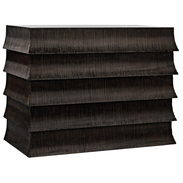 Noir Ava Dresser, HB w/Light Brown Highlights-Noir Furniture-Blue Hand Home