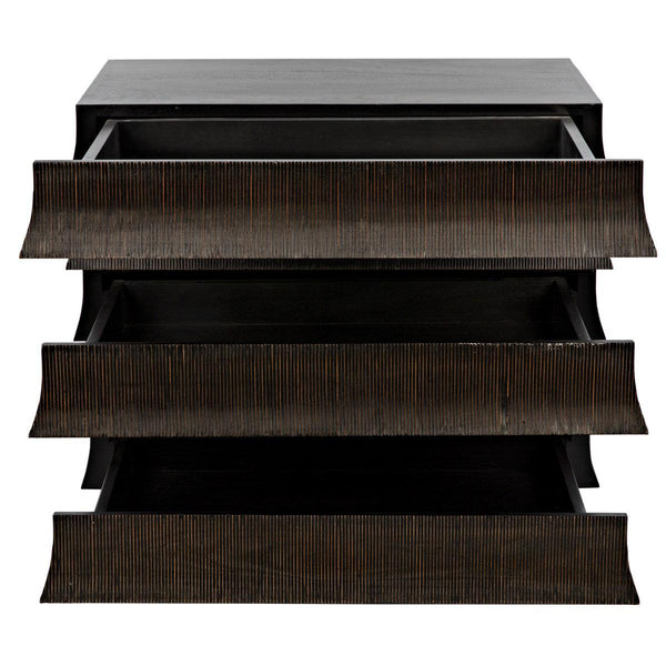 Noir Ava Dresser, HB w/Light Brown Highlights-Noir Furniture-Blue Hand Home