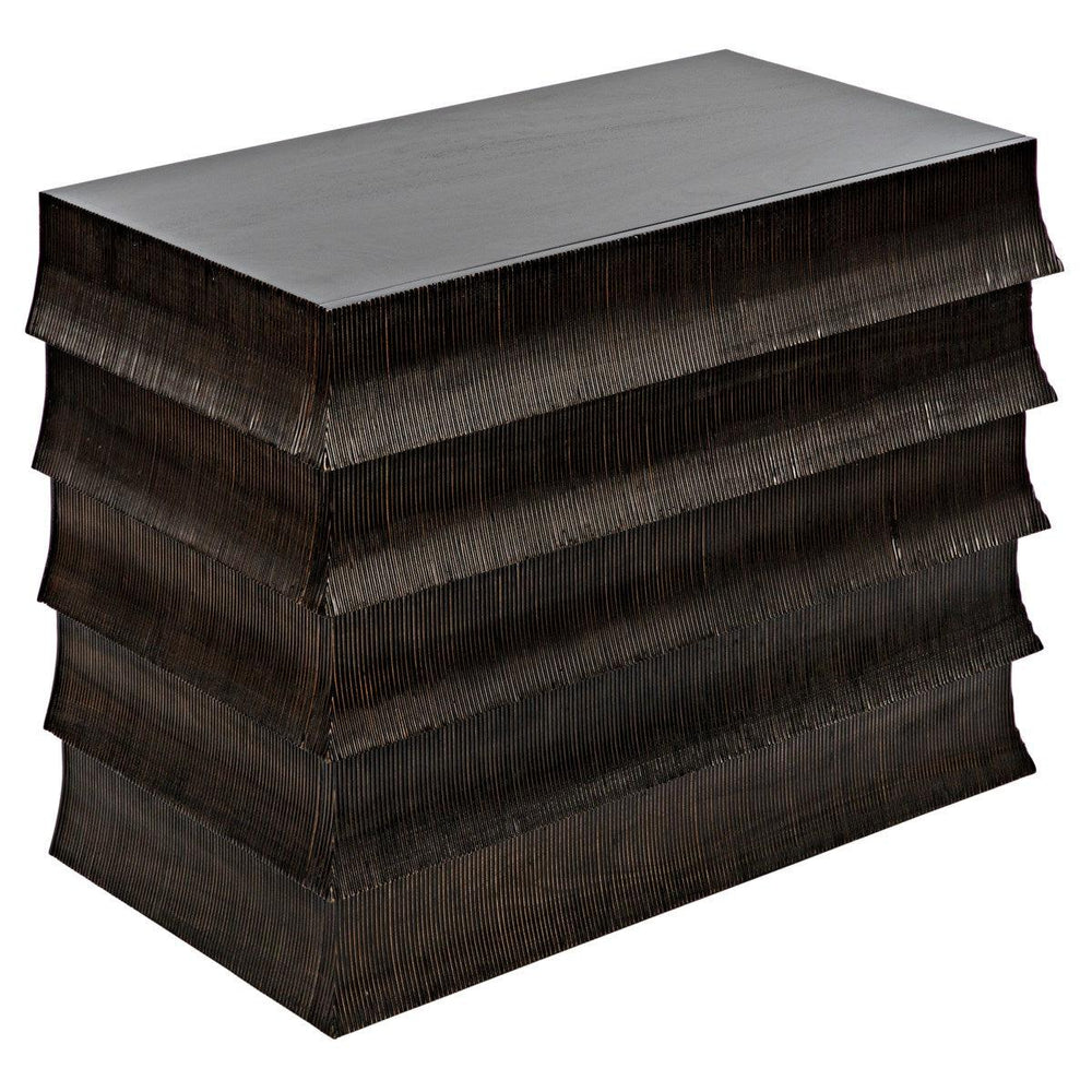 Noir Ava Dresser, HB w/Light Brown Highlights-Noir Furniture-Blue Hand Home