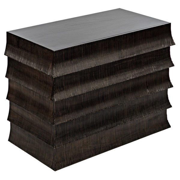 Noir Ava Dresser, HB w/Light Brown Highlights-Noir Furniture-Blue Hand Home