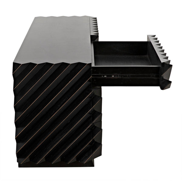 Noir Hikaru Dresser, Hand Rubbed Black-Noir Furniture-Blue Hand Home