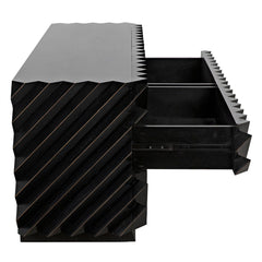 Noir Hikaru Dresser, Hand Rubbed Black-Noir Furniture-Blue Hand Home