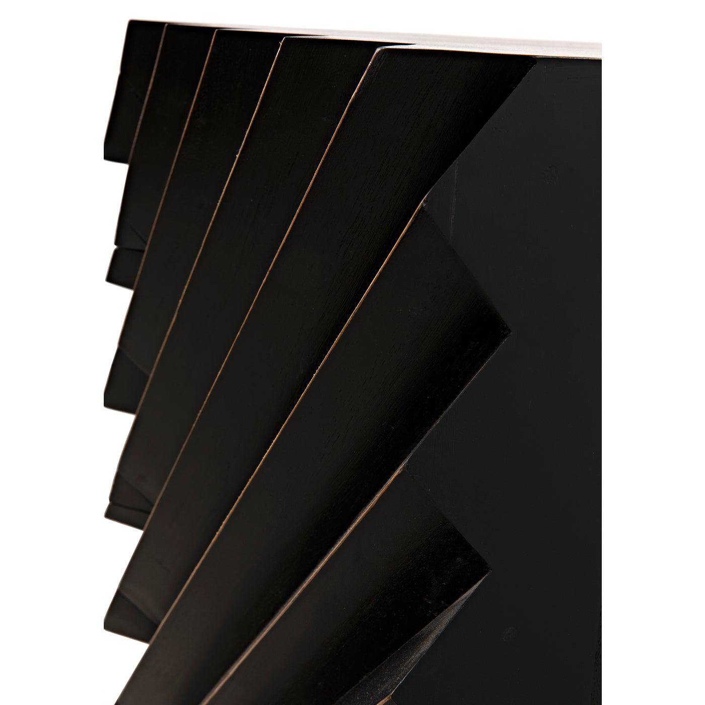 Noir Hikaru Dresser, Hand Rubbed Black-Noir Furniture-Blue Hand Home