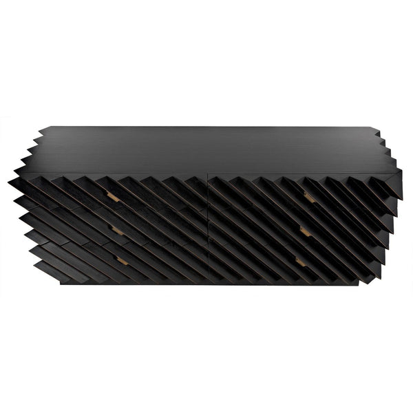 Noir Hikaru Dresser, Hand Rubbed Black-Noir Furniture-Blue Hand Home