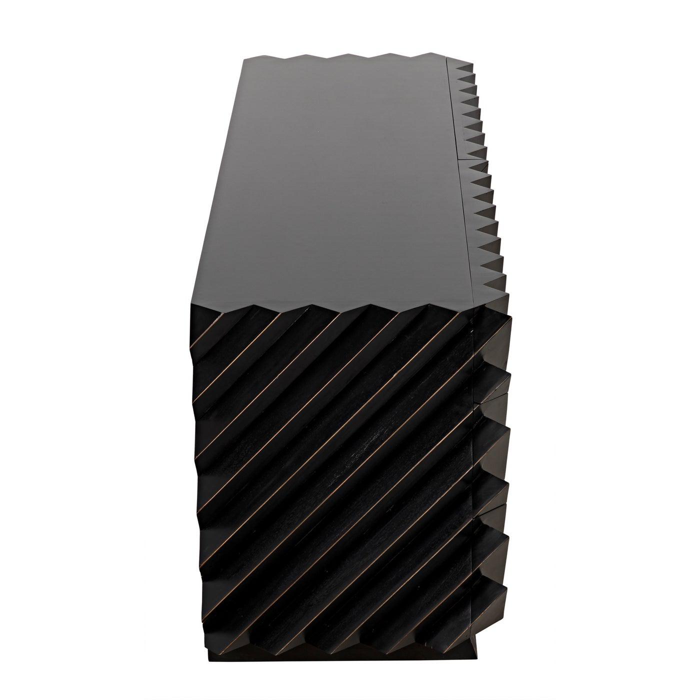 Noir Hikaru Dresser, Hand Rubbed Black-Noir Furniture-Blue Hand Home