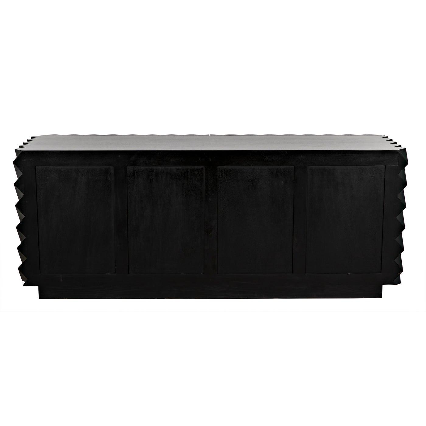 Noir Hikaru Dresser, Hand Rubbed Black-Noir Furniture-Blue Hand Home
