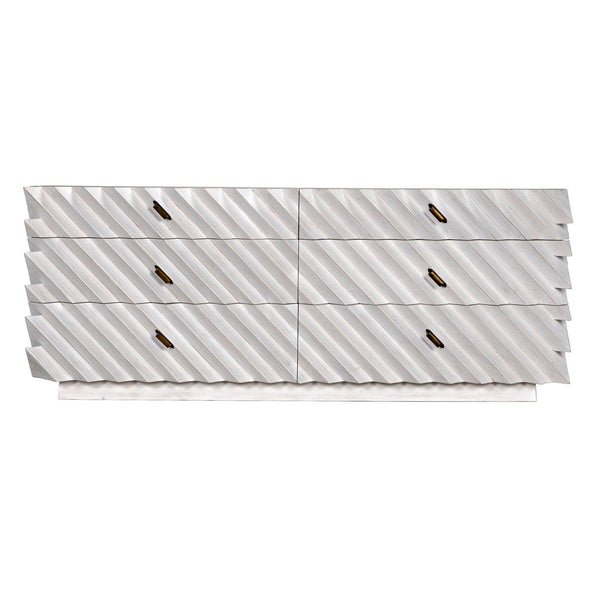 Hikaru Dresser, White Wash-Noir Furniture-Blue Hand Home