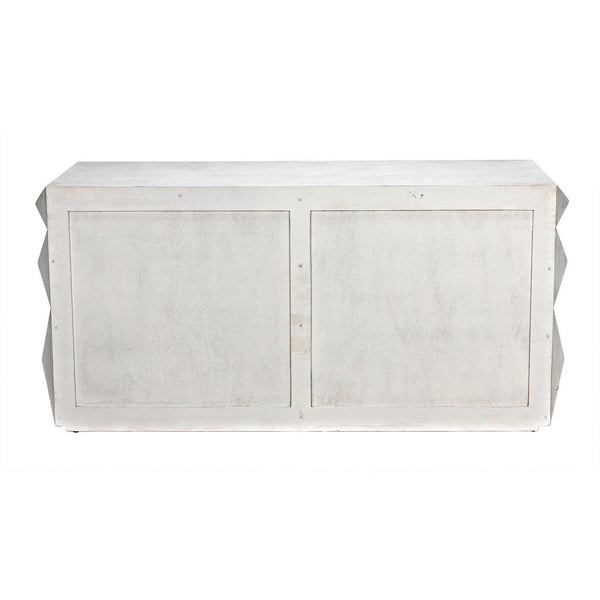 Noir Allegra Dresser, White Wash-Noir Furniture-Blue Hand Home