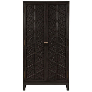 Noir Small Maharadscha Hutch, Pale-Noir Furniture-Blue Hand Home