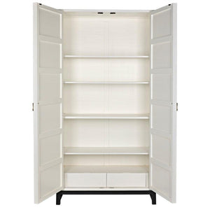 Noir Furniture Maharadshcha Hutch, Solid White-Noir Furniture-Blue Hand Home