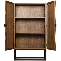 Noir Muna Hutch, Dark Walnut-Noir Furniture-Blue Hand Home