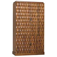 Noir Furniture Alameda Hutch, Dark Walnut-Noir Furniture-Blue Hand Home