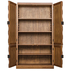 Noir Furniture Alameda Hutch, Dark Walnut-Noir Furniture-Blue Hand Home