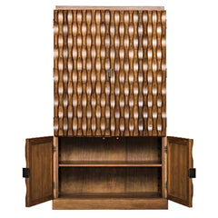 Noir Furniture Alameda Hutch, Dark Walnut-Noir Furniture-Blue Hand Home