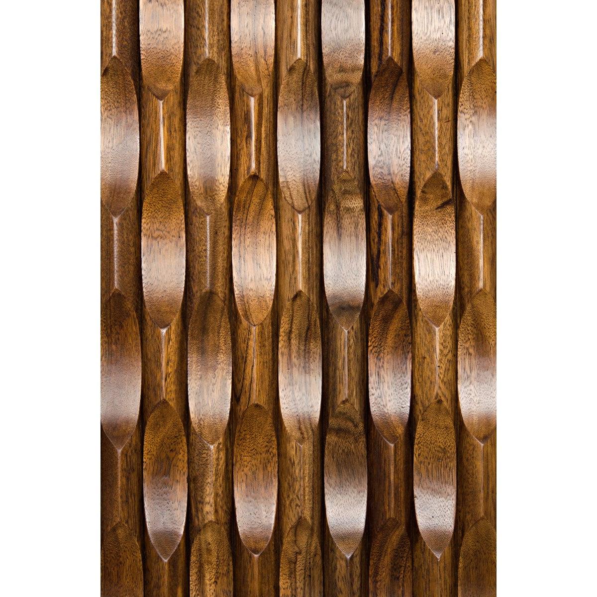 Noir Furniture Alameda Hutch, Dark Walnut-Noir Furniture-Blue Hand Home