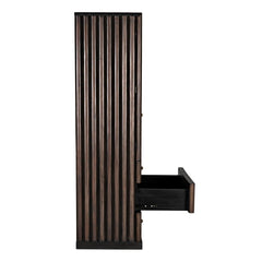 Noir Amunet Hutch, Pale Rubbed with Light Brown Trim-Noir Furniture-Blue Hand Home