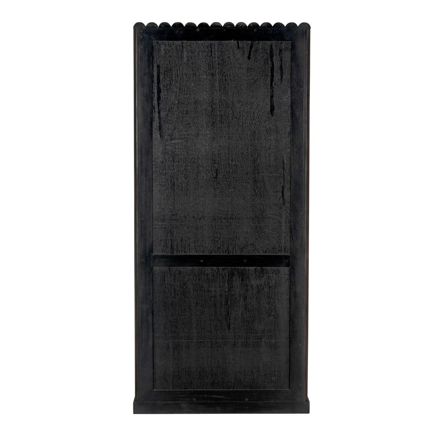 Noir Amunet Hutch, Pale Rubbed with Light Brown Trim-Noir Furniture-Blue Hand Home