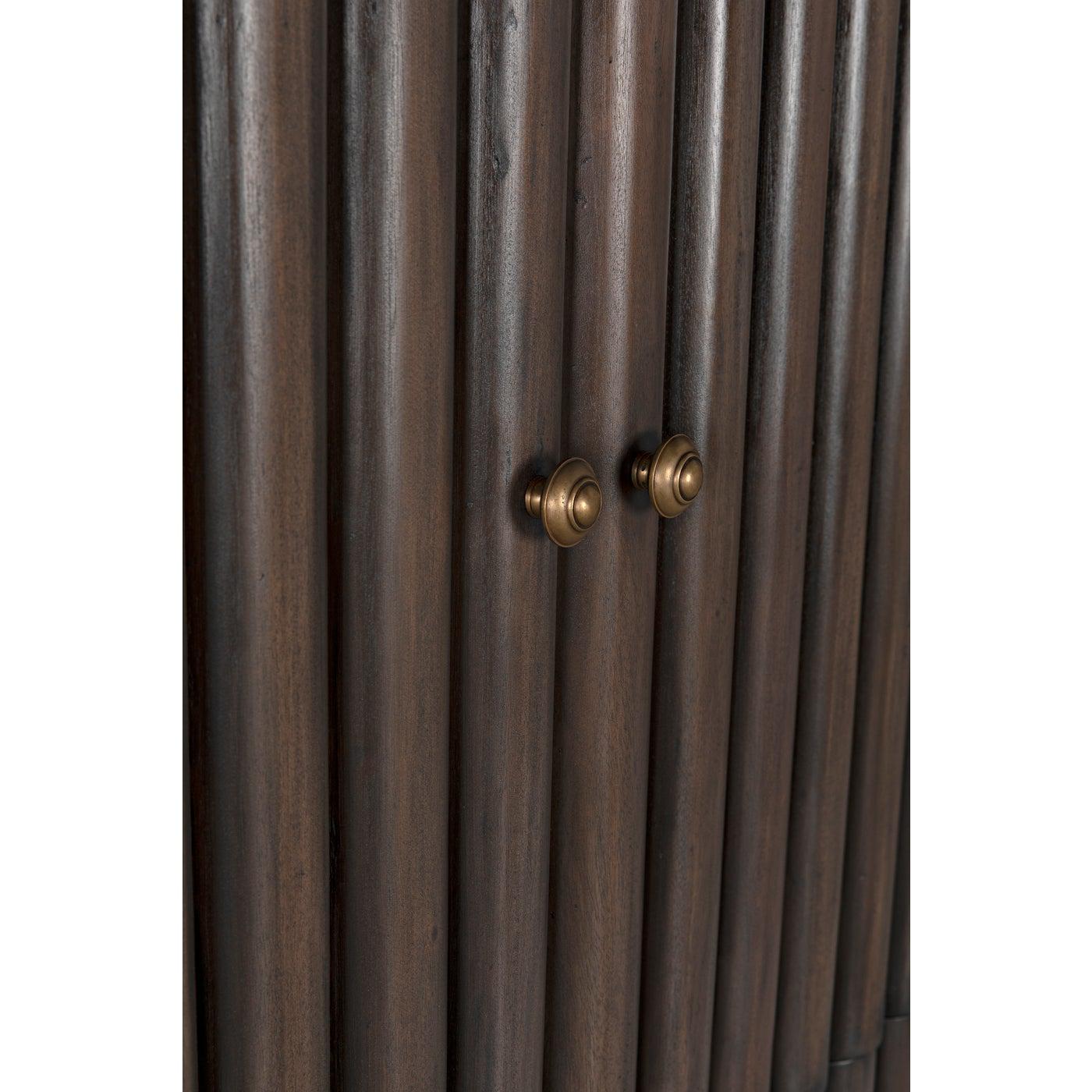 Noir Amunet Hutch, Pale Rubbed with Light Brown Trim-Noir Furniture-Blue Hand Home