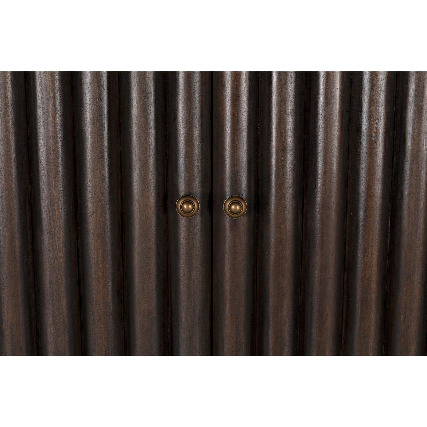 Noir Amunet Hutch, Pale Rubbed with Light Brown Trim-Noir Furniture-Blue Hand Home