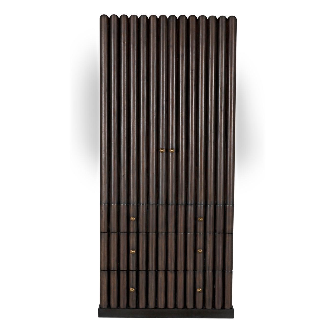 Amunet Hutch, Pale Rubbed with Light Brown Trim