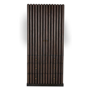 Amunet Hutch, Pale Rubbed with Light Brown Trim-Noir Furniture-Blue Hand Home