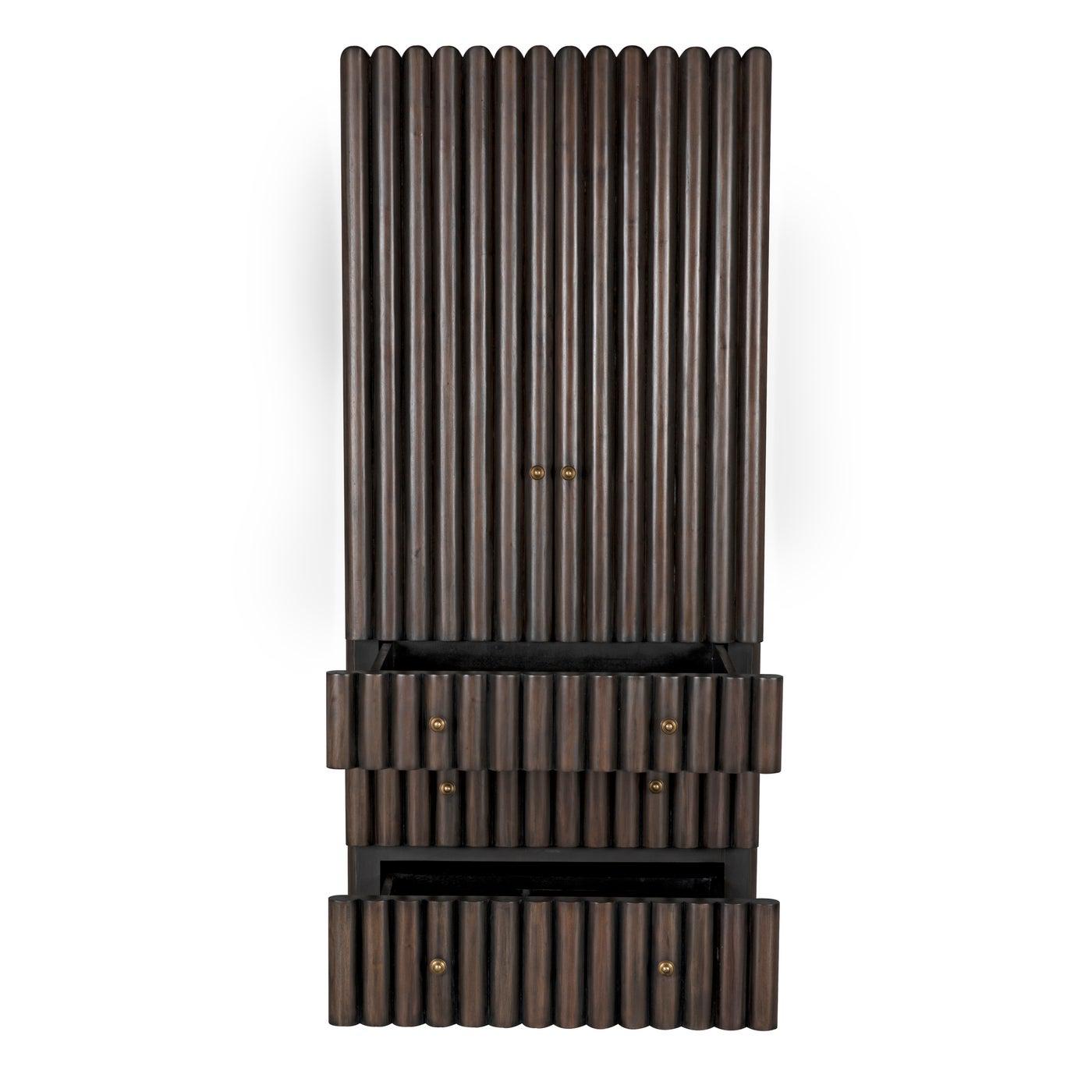 Amunet Hutch, Pale Rubbed with Light Brown Trim