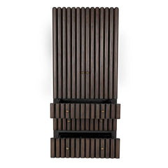 Amunet Hutch, Pale Rubbed with Light Brown Trim