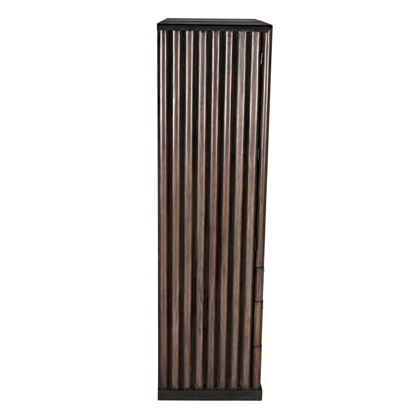 Noir Amunet Hutch, Pale Rubbed with Light Brown Trim-Noir Furniture-Blue Hand Home