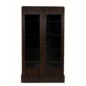 Noho Hutch, Hand Rubbed Black with Light Brown Trim-Noir Furniture-Blue Hand Home