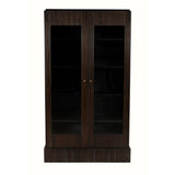 Noho Hutch, Hand Rubbed Black with Light Brown Trim-Noir Furniture-Blue Hand Home