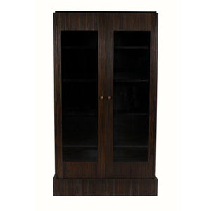 Noho Hutch, Hand Rubbed Black with Light Brown Trim-Noir Furniture-Blue Hand Home