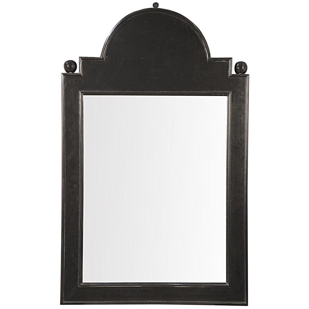 Noir Furniture Jess Mirror, Hand Rubbed Black-Noir Furniture-Blue Hand Home