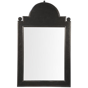 Noir Furniture Jess Mirror, Hand Rubbed Black-Noir Furniture-Blue Hand Home