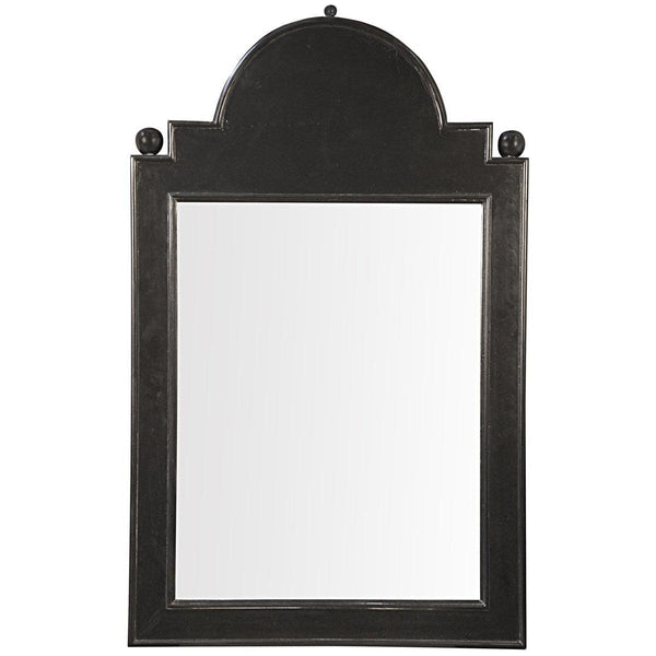 Noir Furniture Jess Mirror, Hand Rubbed Black-Noir Furniture-Blue Hand Home