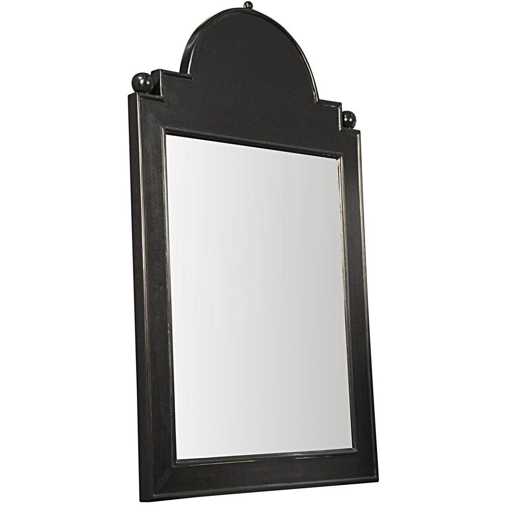 Noir Furniture Jess Mirror, Hand Rubbed Black-Noir Furniture-Blue Hand Home