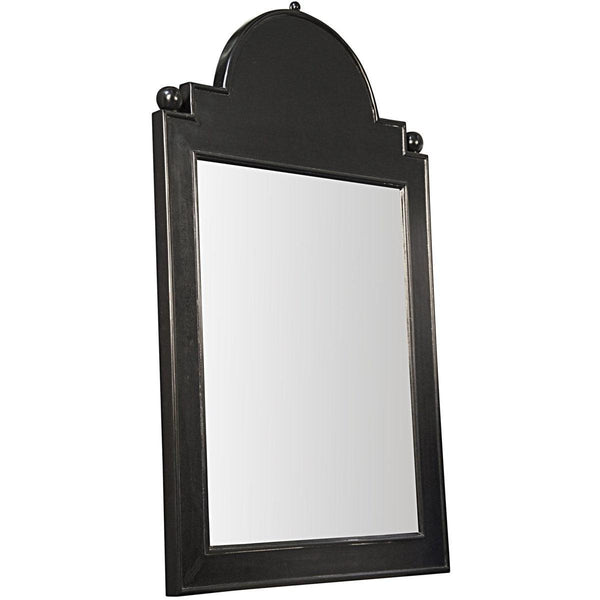 Noir Furniture Jess Mirror, Hand Rubbed Black-Noir Furniture-Blue Hand Home