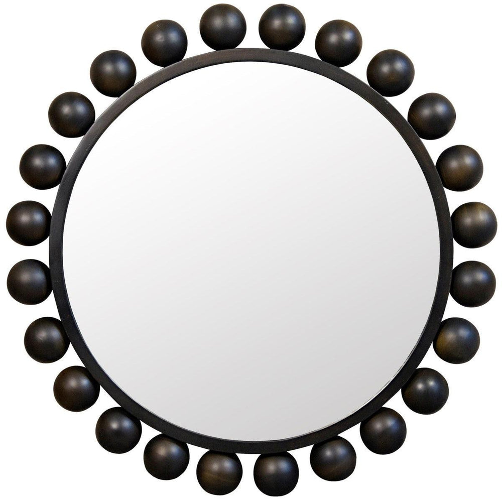Noir Furniture Cooper Mirror, Black Metal-Noir Furniture-Blue Hand Home
