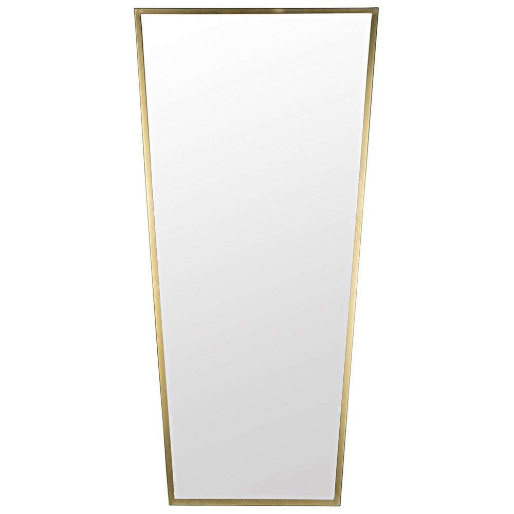 Noir Furniture Cassio Mirror, Metal w/Brass Finish-Noir Furniture-Blue Hand Home