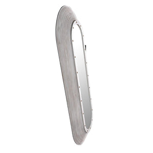 Noir Luna Mirror, White Washed-Noir Furniture-Blue Hand Home