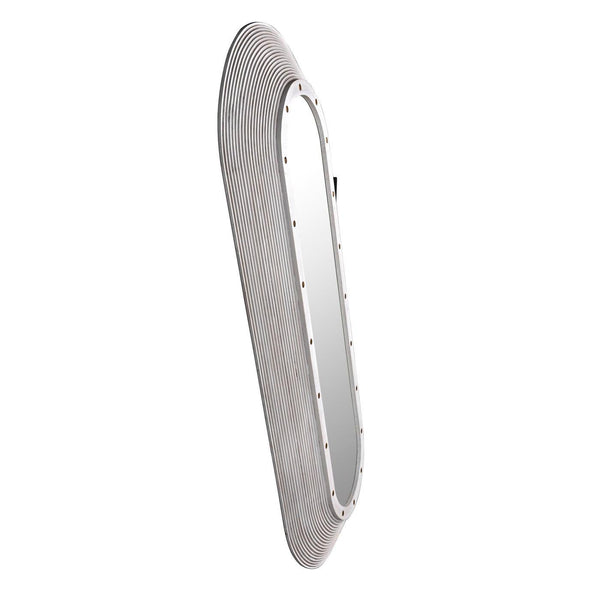 Noir Luna Mirror, White Washed-Noir Furniture-Blue Hand Home