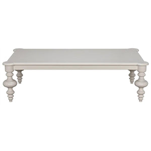 Noir Graff Coffee Table, Solid White-Noir Furniture-Blue Hand Home