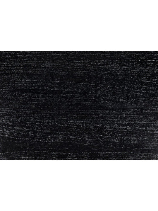 Saddle Counter Stool, Hand Rubbed Black