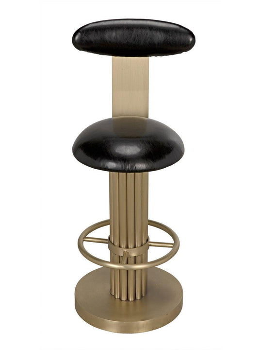 Sedes Counter Stool, Steel with Brass Finish